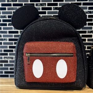 Sparkly Bioworld Mickey Mouse Mini Backpack